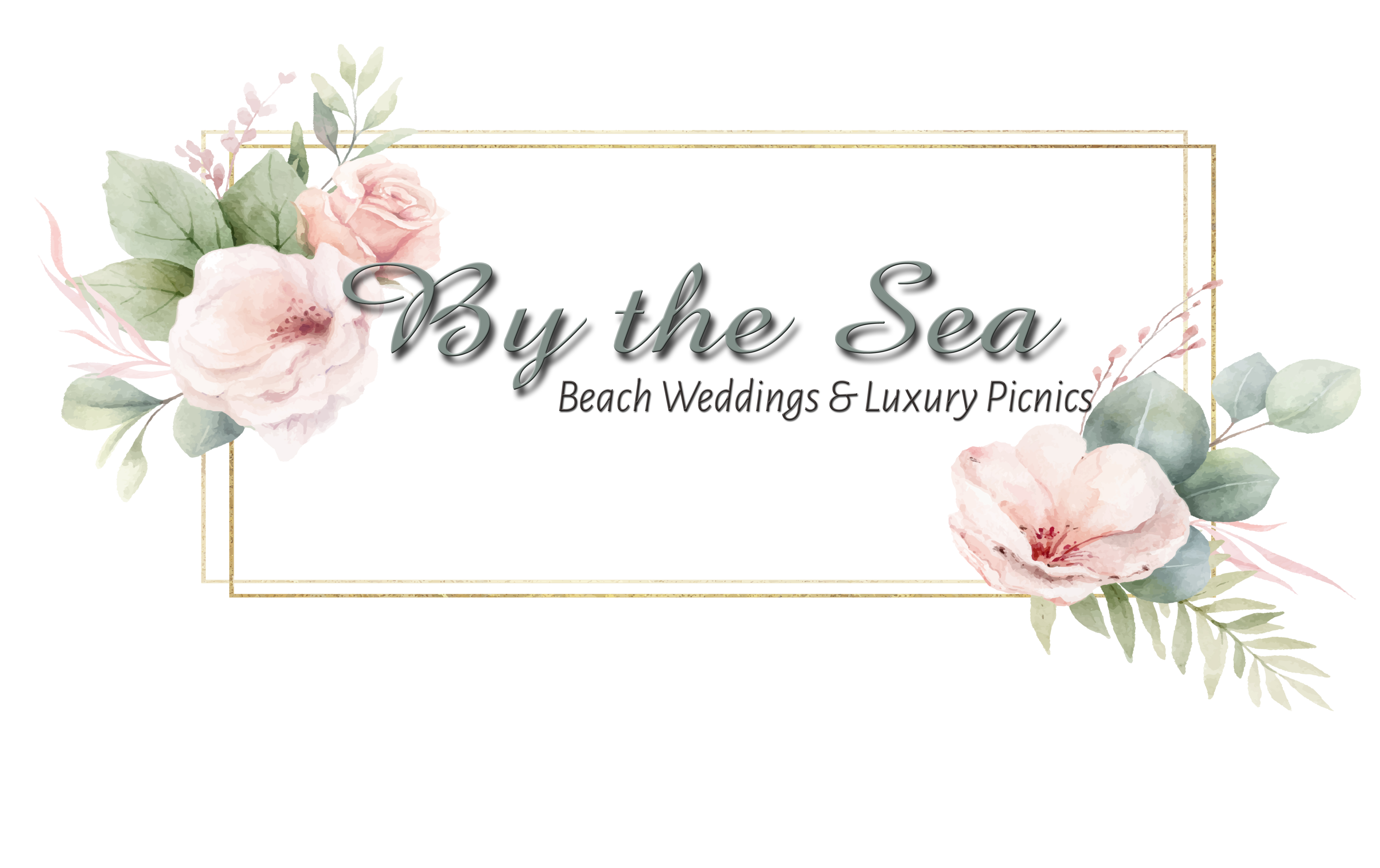 Floral border with text 